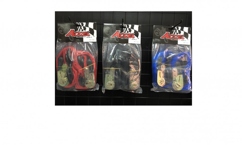 JT-1024B-3 Red Стяжки для перевозки мотоцикла с петлями, красный