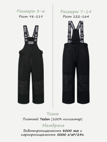 Брюки Gusti зимние GW5UP292-BLACK
