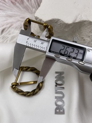 Пряжка бронзовая змеиная