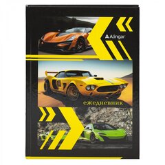
          Ежедневник недатированный, А5, Alingar, 7БЦ, глянцевая ламинация, линия, 136 л, "Спортивные авто"