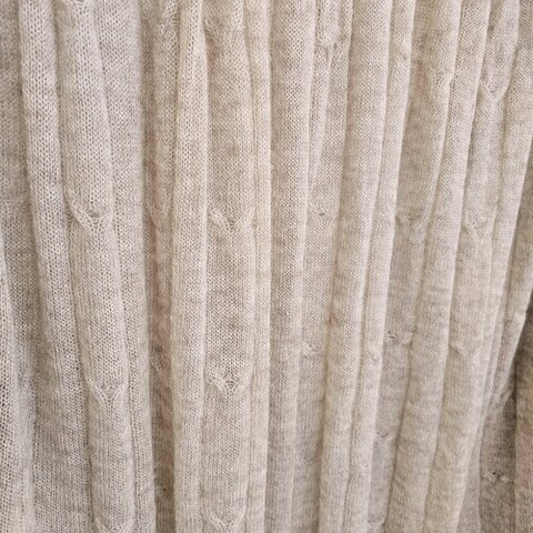 Плед Косы Rene Real капучино меланж 110x170 см