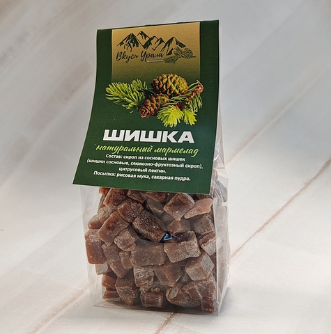 Урал Сувенир - Кусковой мармелад шишка, 200 гр
