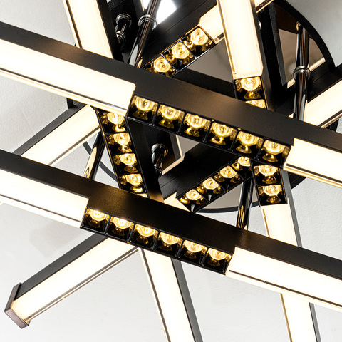 Потолочная светодиодная люстра Modelight MDL.9374.600CL BK