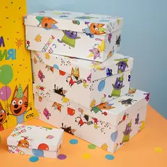 Коробка Три Кота, Играем вместе, в ассортименте 10 размеров