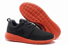 Nike Roshe Run Material Black Red