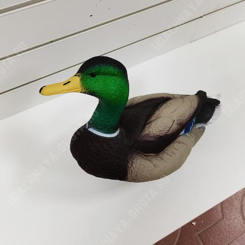 Плавающее чучело кряквы Lucky Duck с вибратором - Quiver Duck HD (селезень)