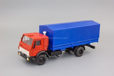 KAMAZ-5325 flatbed truck with tarpaulin Elecon 1:43