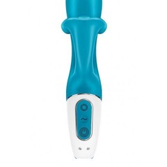 Вибратор-кролик Embrace me berry Satisfyer, бирюзовый