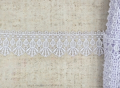 Кружево плетёное, ш. 5,5 см, белый