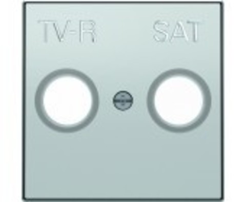 Розетка телевизионная TV-R/SAT единственная. Цвет Серебряный. ABB Sky. 8151.3+2CLA855010A1301