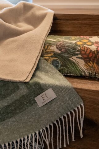 Плед 130х170 Frati Home Country Verde зеленый