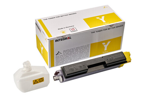 Тонер-картридж Integral TK-5135Y с чипом для Kyocera