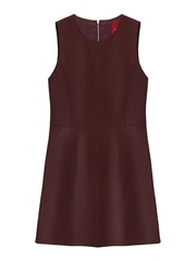 Платье JACQUELINE вишневого цвета