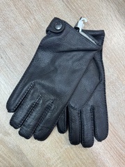 Перчатки. Мужские. Материал верха: Кожа оленя. Подклад: Трикотаж-шерсть. 5 шт в упаковке.