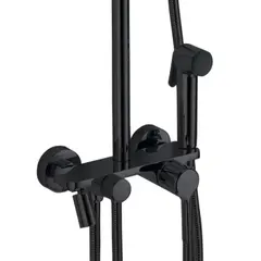 Стойка душевая со смесителем HAIBA HB24814-7 черный