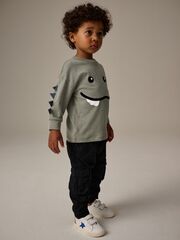 Лонгслив для мальчика Next B64-983, Хаки