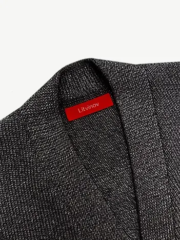 Кардиган с пуговицами из шелка