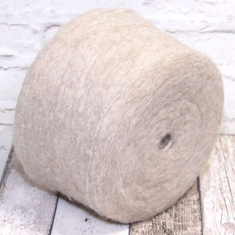 Вспушенная альпака PINORI FILATI / CHARM BRUSHED 280 светло-бежевый меланж