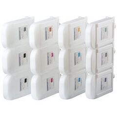 Комплект перезаправляемых картриджей для Canon imagePROGRAF iPF8400 (PFI-306, PFI-307) без чипов 12 шт