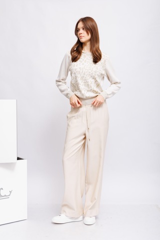 Liu Jo Свитшот трикотажный с леопардовым узором с люрексом