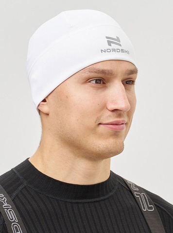 Тренировочная шапка Nordski Core White