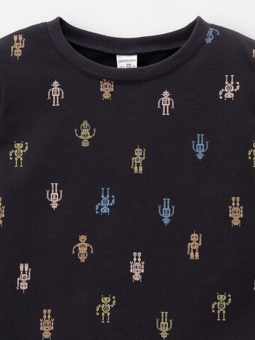 пижама  для мальчика  К 1561/угольный серый,цветные роботы