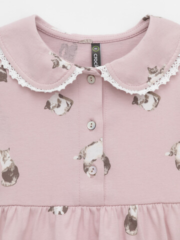 платье  для девочки  КР 5932/розово-бежевый 2706 Н082 к639