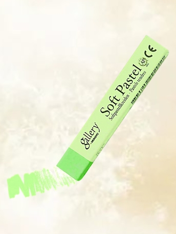 Пастель сухая мягкая профессиональная MUNGYO Gallery №039 флуоресцентный зеленый (3шт)