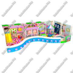 Детский игровой лабиринт «Солнечный домик»