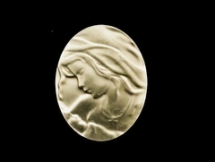 Силиконовый молд камея № 10 Девушка с младенцем