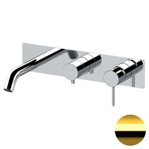 Remer X54D3WBDO Смеситель для ванны Remer X Style X54D3WBDO, золото глянцевое