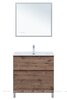 Aquanet 345680 Тумба с раковиной Алвита new 80 (Flat) напольная 2 ящ. цв.дуб веллингтон табак (345680)