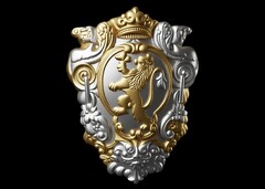 Силиконовый молд № 2062 Герб щит