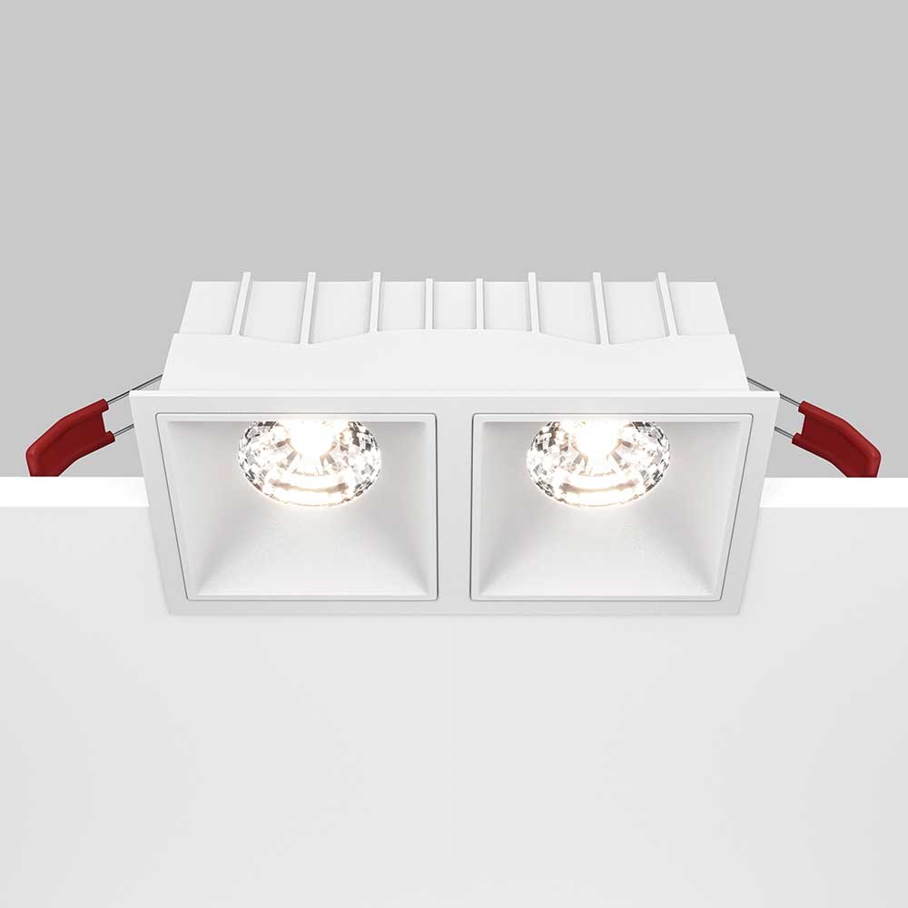Встраиваемый светильник Maytoni Alfa LED DL043-02-15W4K-D-SQ-W