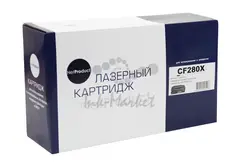Картридж NetProduct (N-CF280X) для HP LJ Pro 400 M401/Pro 400 MFP M425, 6,9K