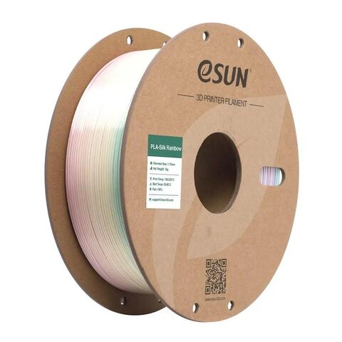 Пластик для 3D-печати eSUN PLA-Silk Rainbow, 1,75 мм, 1 кг, Лунный дворец, PLA-SKRB175O-MP1Y1
