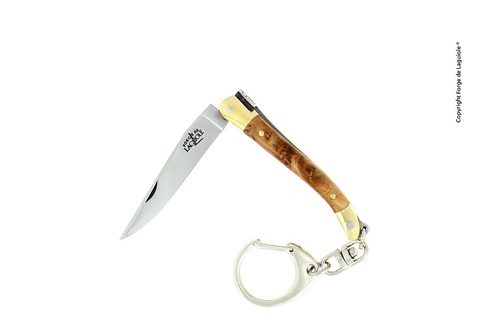 Нож складной 1 предмет (одно лезвие) с кольцом для ключей, Forge de Laguiole 1270 GE