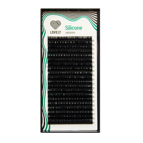 Черные ресницы Lovely 20 линий (D 0.10 15мм)