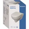 Комплект из подвесного унитаза Renova, T54 (203040)  и сиденья  с видимым крепежом.