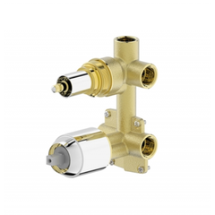 CКРЫТАЯ МОНТАЖНАЯ ЧАСТЬ BRAVAT RHEIN D982CP-B-ENG ВСТРОЕННОГО СМЕСИТЕЛЯ ДЛЯ ДУША, ХРОМ