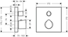 Термостат для ванны Axor Starck Organic 12716000