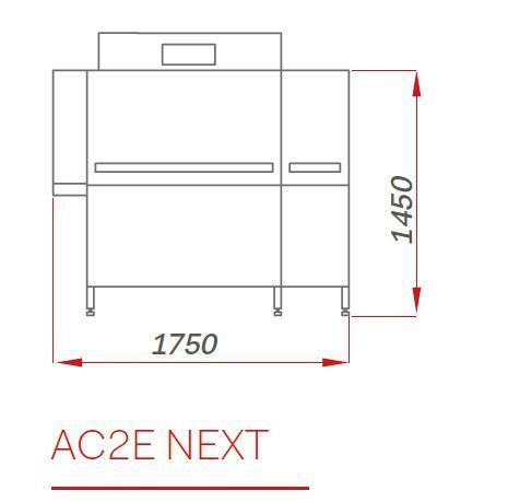 МАШИНА ПОСУДОМОЕЧНАЯ COMENDA AC2 BASIC RL/СУШКА ПРЯМ./ДОЗ/CWV/ТЕПЛОРЕКУП./БРЫЗГОЗАЩИТА НА ВХОДЕ