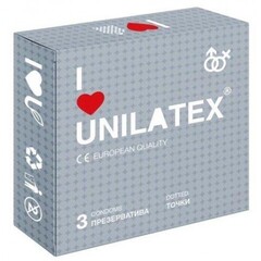 Презервативы Unilatex Dotted/точечные, 3 шт.
