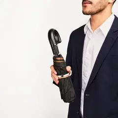 Зонт складной HB Iconic Black