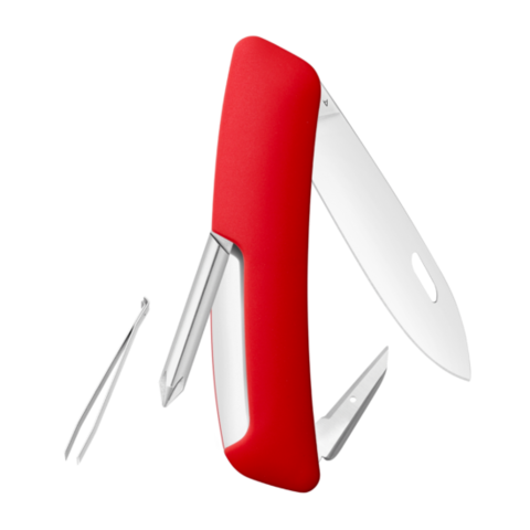 Уценка! Швейцарский нож SWIZA D02 Standard, 95 мм, 6 функций, красный