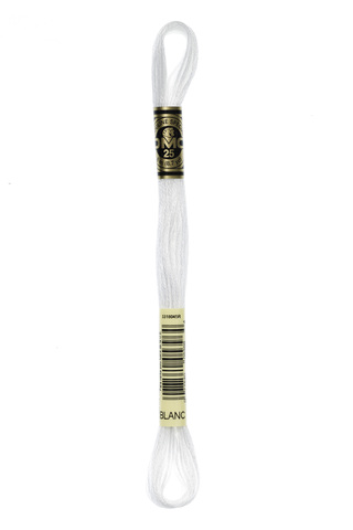 Нитки DMC хлопок BLANC