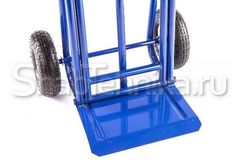 Тележка двухколесная с откидной платформой ТР-4ПТ пневматические колеса 250 мм