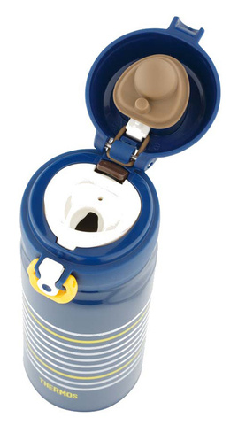 Термос Thermos JNL-402 (NV-Y) 0.4л. синий/белый (924575)
