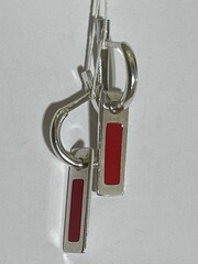 Грассе (серьги из серебра)