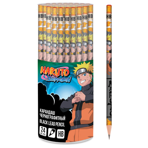 Карандаш чернографитный, Naruto